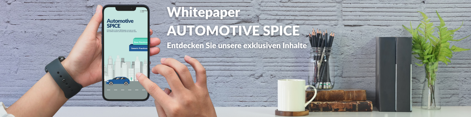 ASPICE Whitepaper, Banner als Einleitung zum Thema A-SPICE bei VISPIRON